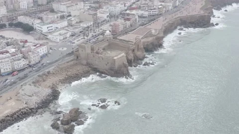 Castle Sea In Safi Video stock 209513844