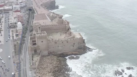Castle Sea In Safi Video stock 209513873