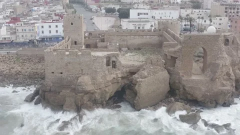 Castle Sea In Safi Video stock 209515404