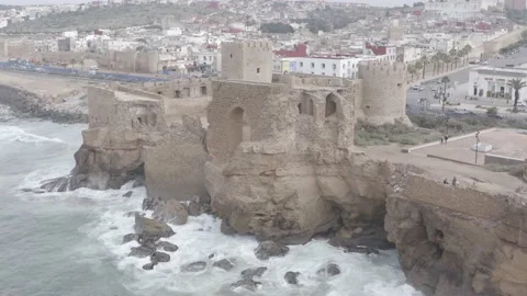 Castle Sea In Safi Video stock 209515718