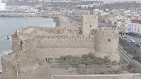 Castle Sea In Safi Video stock 209515982