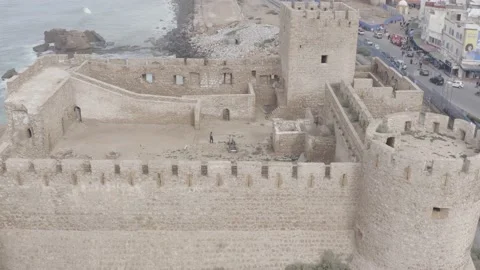 Castle Sea In Safi Video stock 209516310