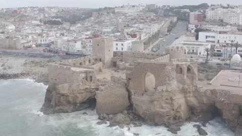 Castle Sea In Safi Video stock 209516787