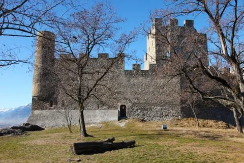 Castle in Sion Stock-Fotos