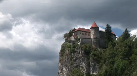 Castle slovenia Stock Footage 845857