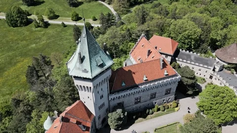 Castle of Smolenice, Slovakia Stock Footage 240828126