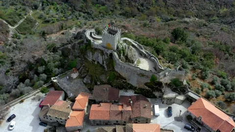Castle of Sortelha I Castelo de Sortelha Stock Footage 171089703