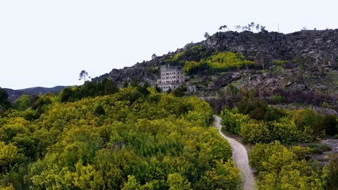 Castle of Sortelha I Castelo de Sortelha Stock Footage 171090556
