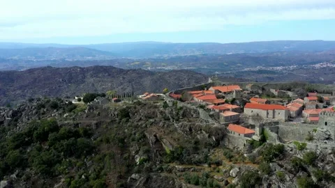Castle of Sortelha I Castelo de Sortelha Stock Footage 171090577