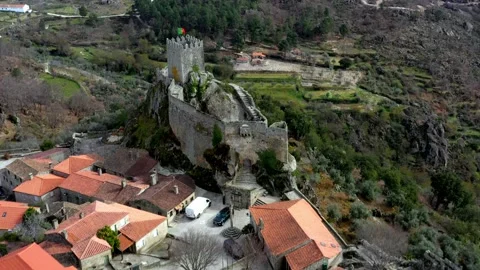 Castle of Sortelha I Castelo de Sortelha Stock Footage 171090651