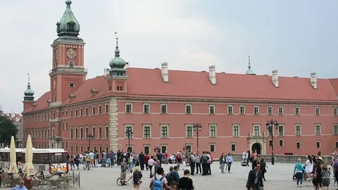 Castle Square  스톡 동영상 90457584