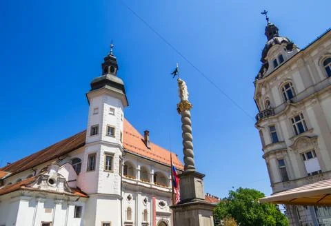 Castle Square, Maribor Stock Photos