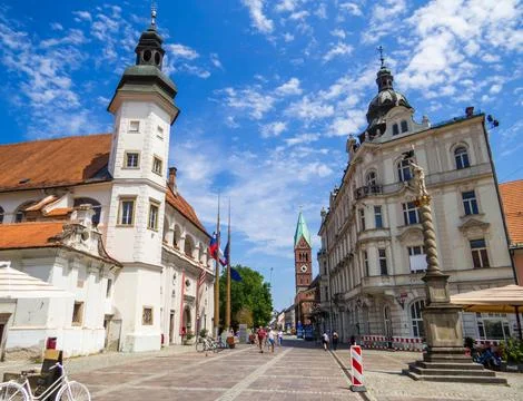 Castle Square, Maribor Stock Photos