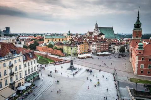 Castle square Stock Photos