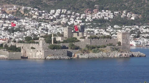 Castle of St. Peter view Stock Footage 24881534