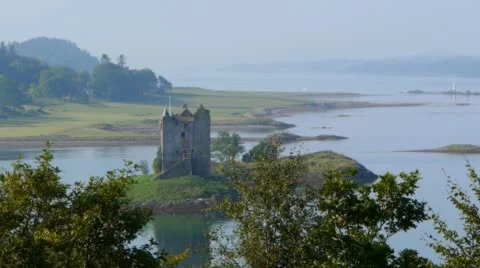 Castle Stalker Stock Footage 56697347