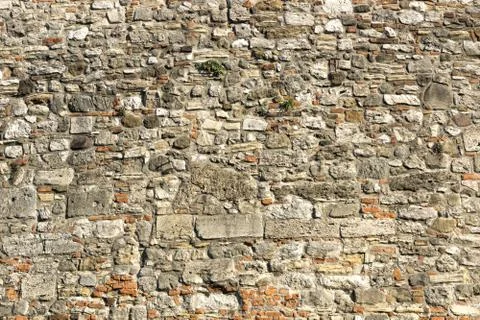 Castle stone wall Foto stock