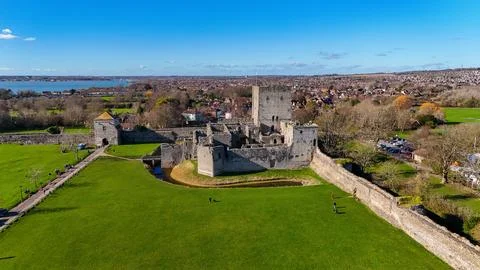 Castle in the Sun Stock Photos