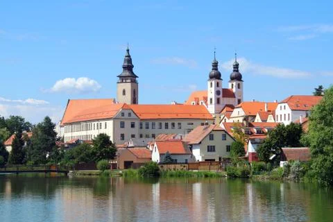 Castle of Telc. Stock Photos