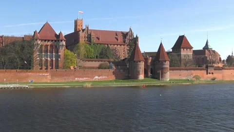 The Castle of the Teutonic Order Stock Footage 106467651