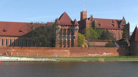 The Castle of the Teutonic Order Stockbeeldmateriaal 106467722