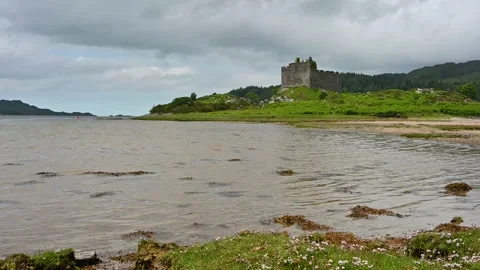 Castle Tioram real time 库存影片 155993288