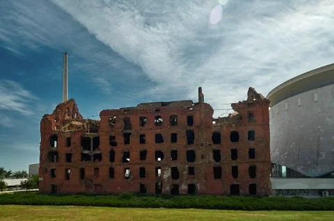 A castle on top of a building Stock Photos