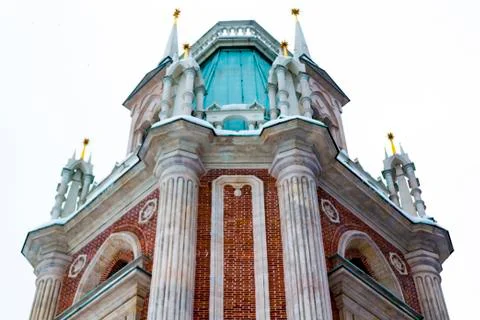 Castle tower Brick Foto stock