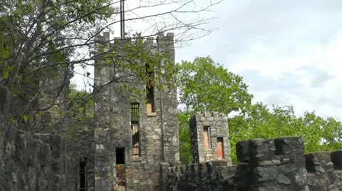 Castle Tower Stock Footage 12421778