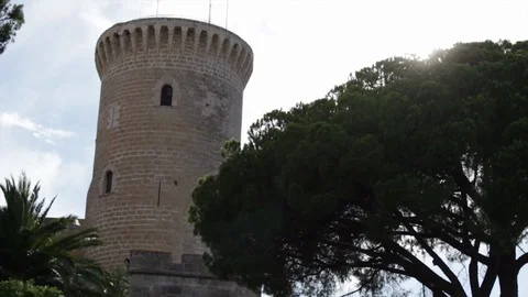 Castle tower Stock Footage 128251753