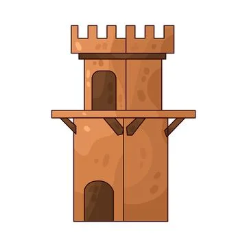 Castle Tower illustration Stock Illustration