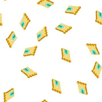 Castle tower isometric icon vector sign illustration イラスト素材