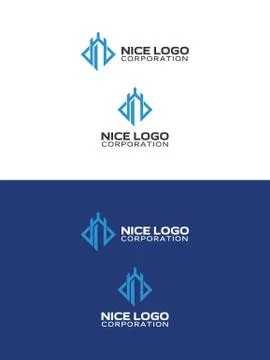 Castle tower logo Illustrazione stock