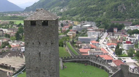 Castle Tower over city Vidéo 705029