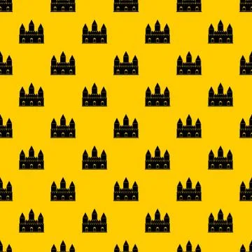Castle tower pattern Stock Illustration