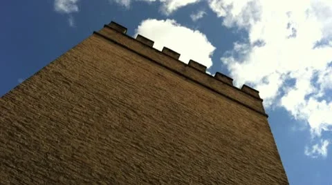 Castle Tower to the Sky Video stock 10729133