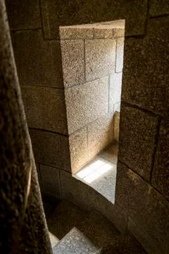 Castle tower staircase Stock Photos