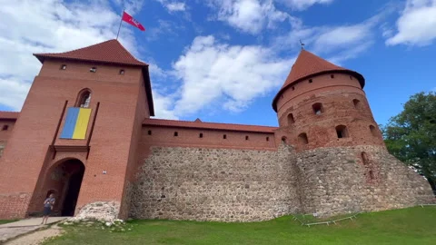 Castle in Trakai Lithuania Stock Footage 246227292