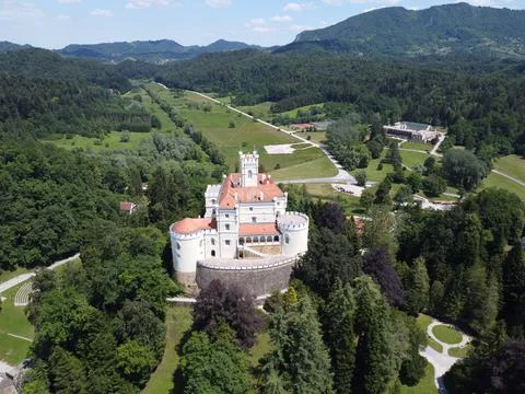 Castle Trakošćan Stock Photos