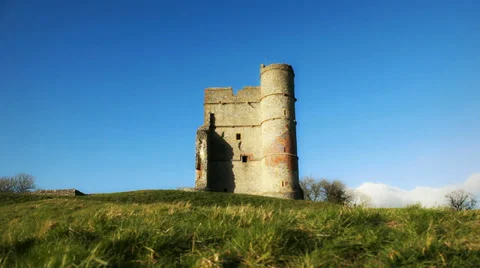 Castle in the UK (dolly) Stock Footage 34341136