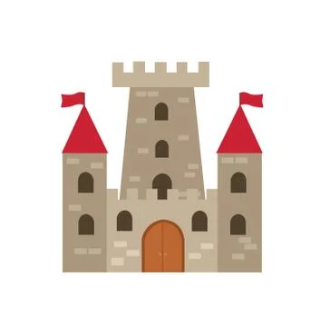 Castle vector illustration Illustrazione stock