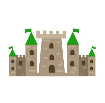 Castle vector illustration Stock Illustration