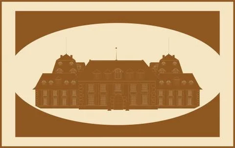 Castle, vector vintage Stock Illustration