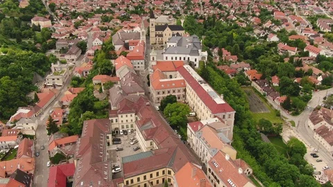 Castle of Veszprem Video stock 126891361