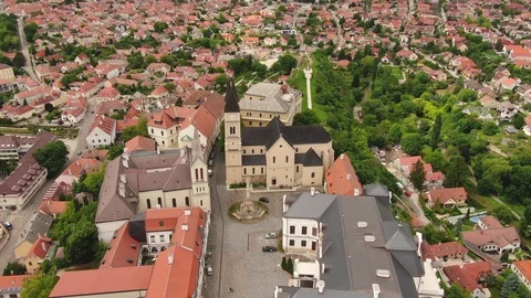 Castle of Veszprem Video stock 126891363