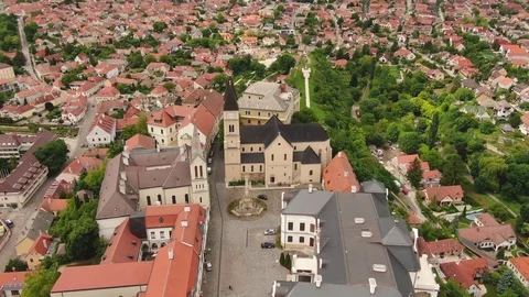 Castle of Veszprem Stock Footage 126891368