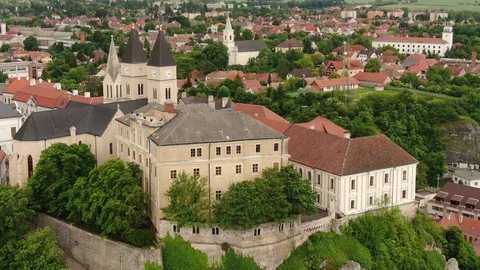Castle of Veszprem Stock Footage 126891377