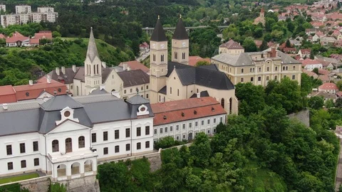 Castle of Veszprem Video stock 126891378