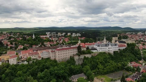 Castle of Veszprem Video stock 126891477