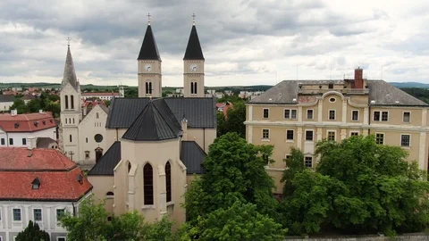 Castle of Veszprem Video stock 126891478